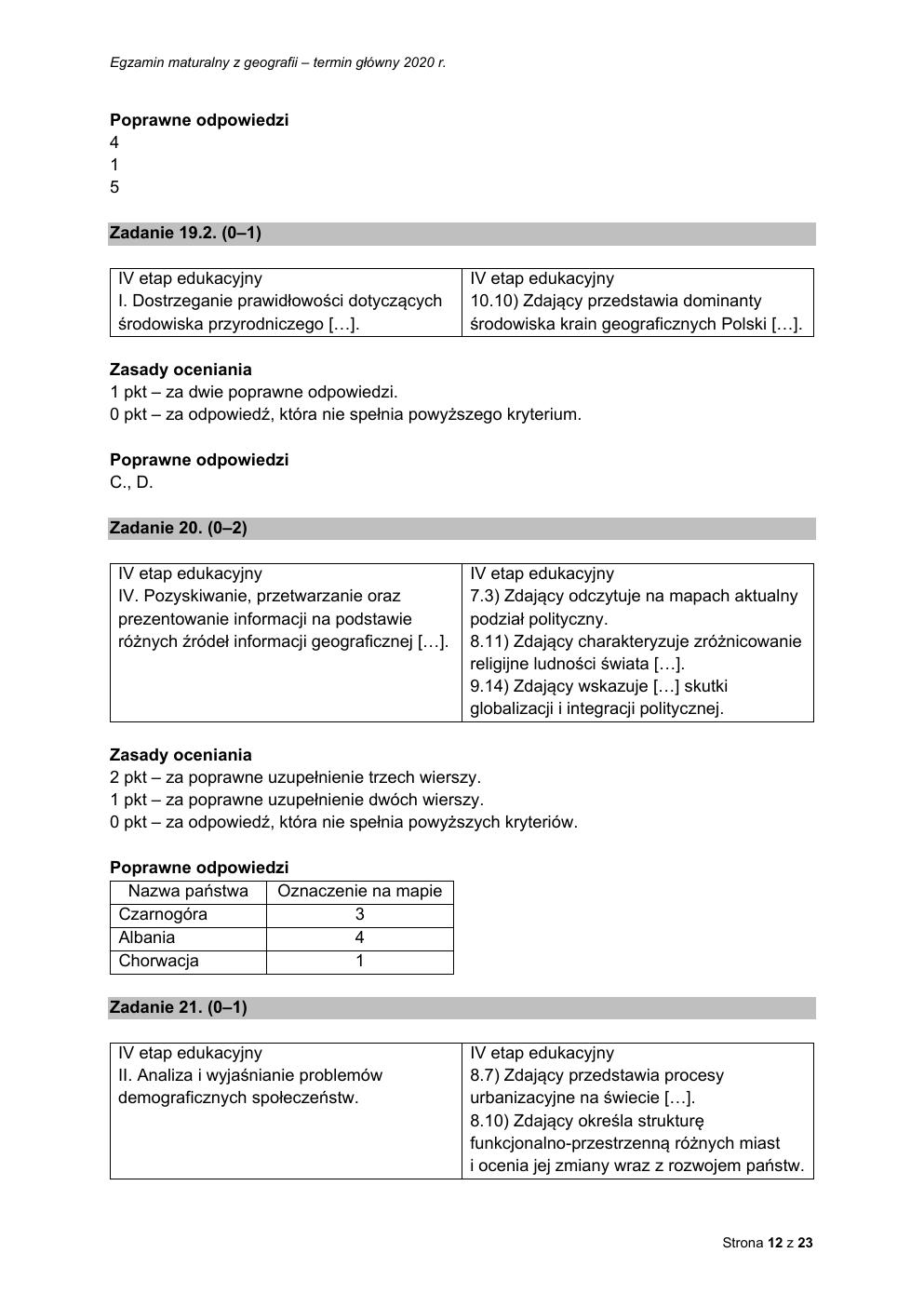 geografia rozszerzony - matura 2020 - odpowiedzi-12