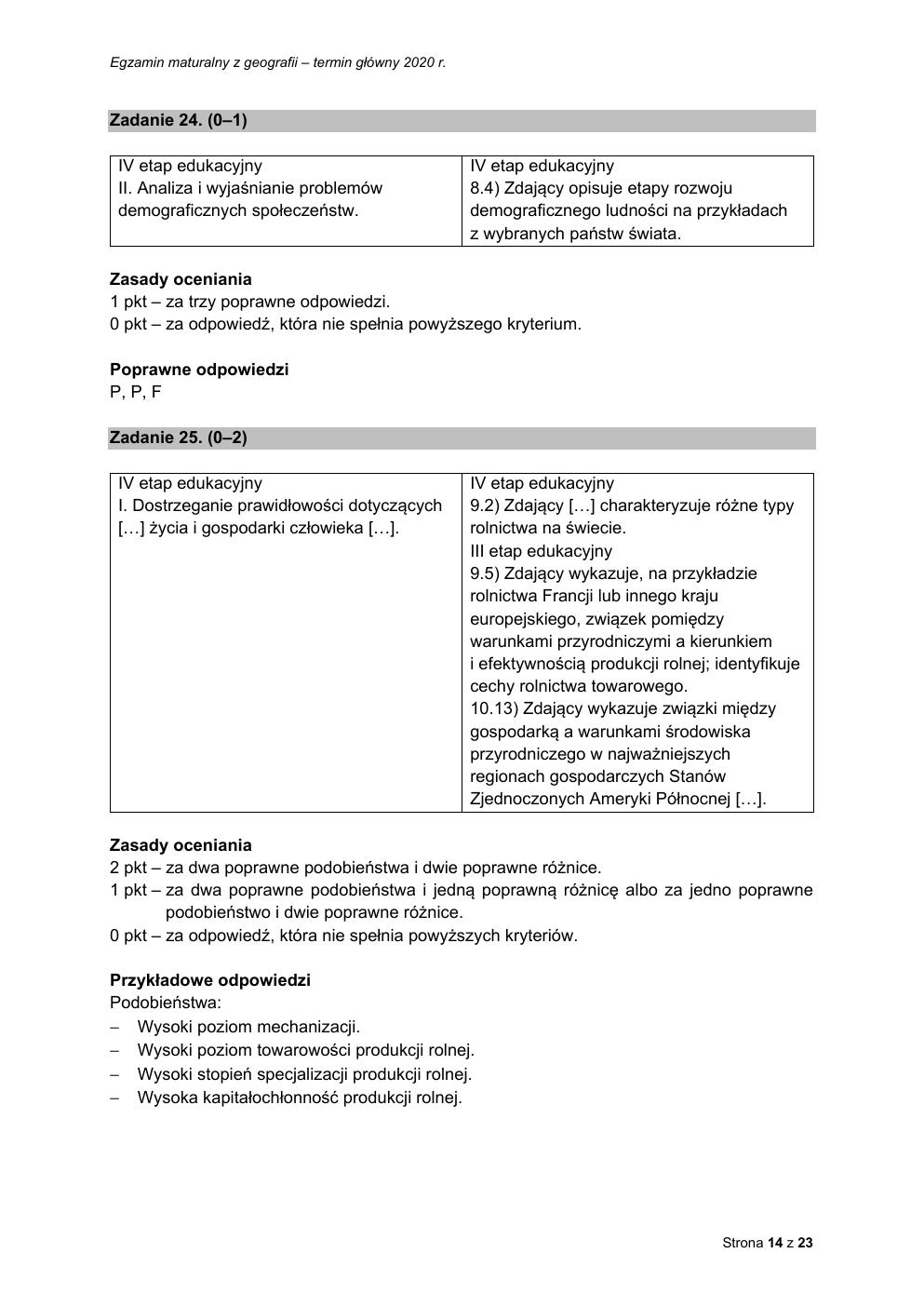 geografia rozszerzony - matura 2020 - odpowiedzi-14