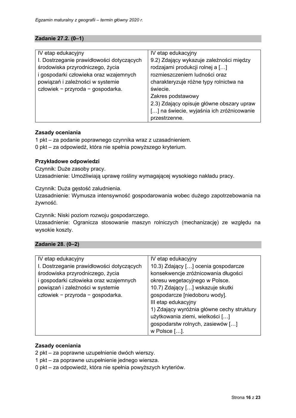 geografia rozszerzony - matura 2020 - odpowiedzi-16