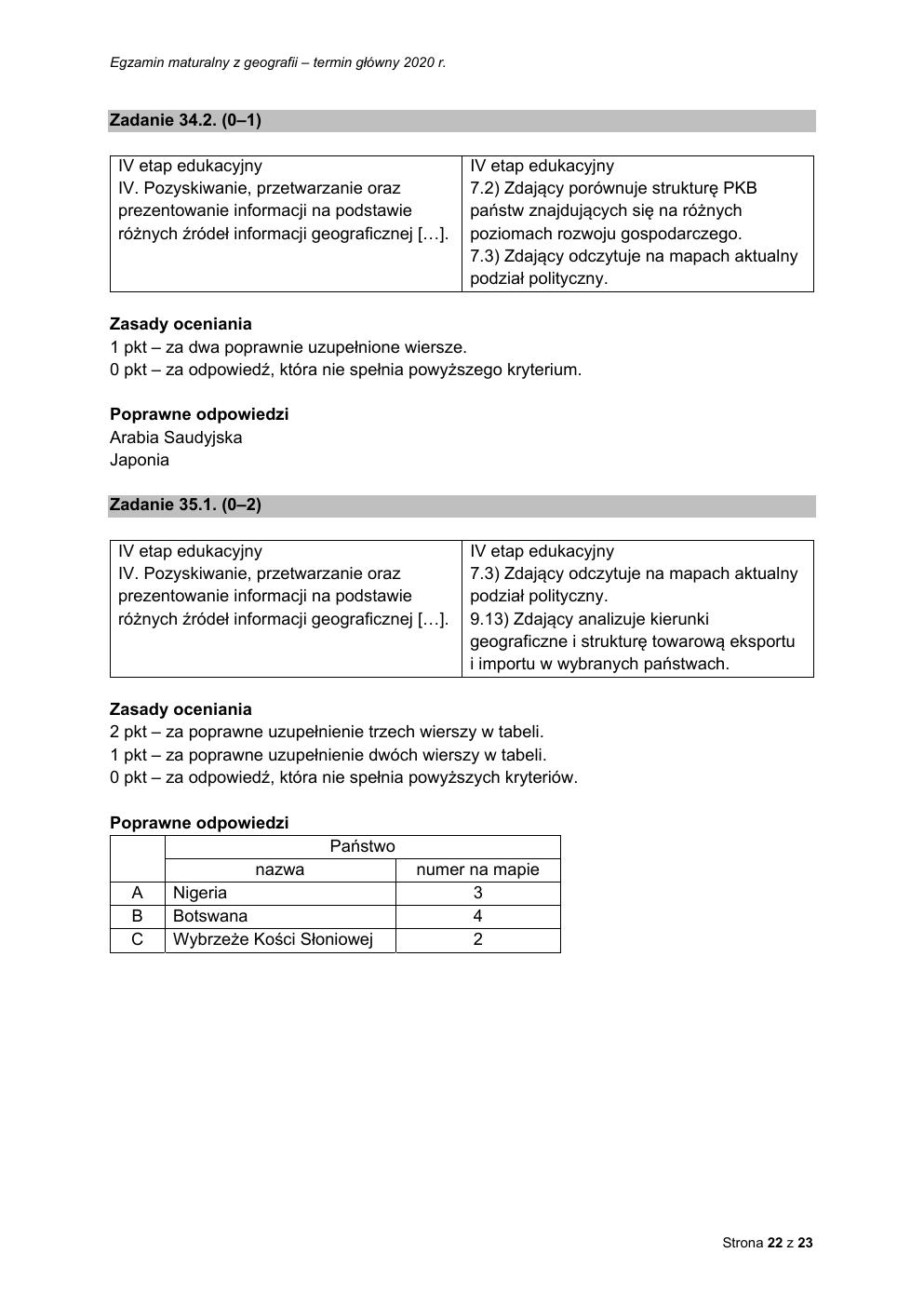 geografia rozszerzony - matura 2020 - odpowiedzi-22