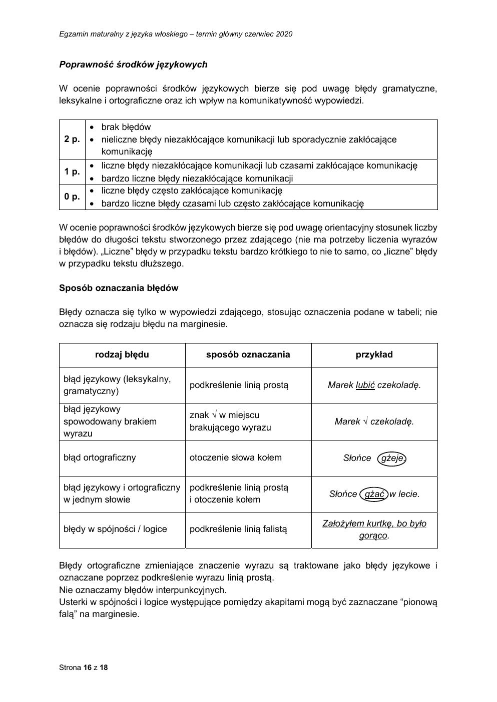 włoski podstawowy - matura 2020 - odpowiedzi-16