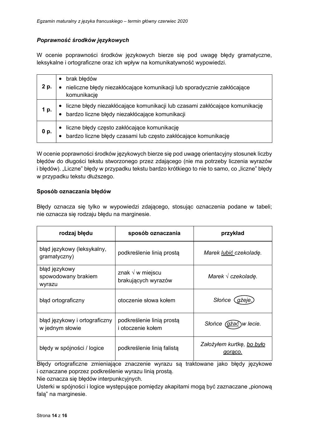 francuski podstawowy - matura 2020 - odpowiedzi-14