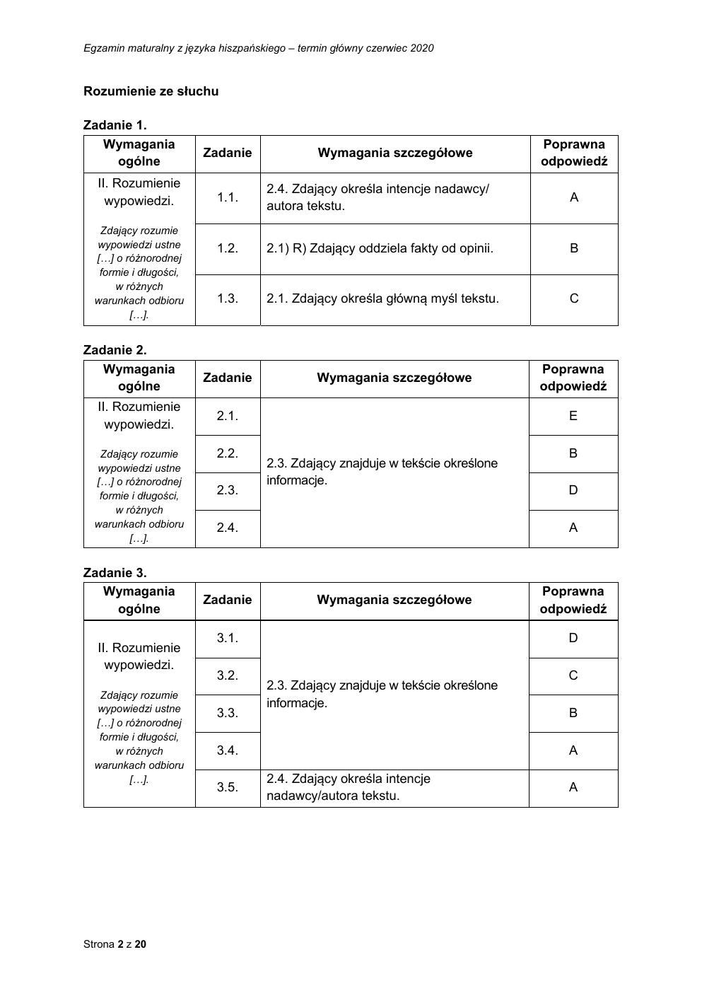 hiszpański rozszerzony - matura 2020 - odpowiedzi-02