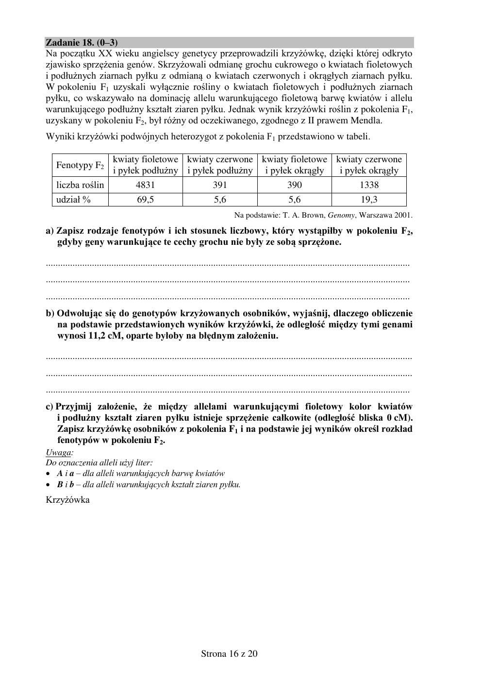 biologia rozszerzony - matura próbna 2015 - arkusz-16