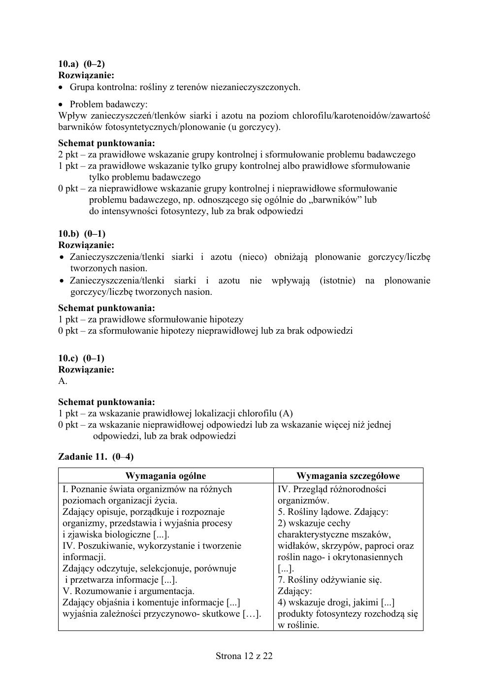 biologia rozszerzony - matura próbna 2015 - odpowiedzi-12