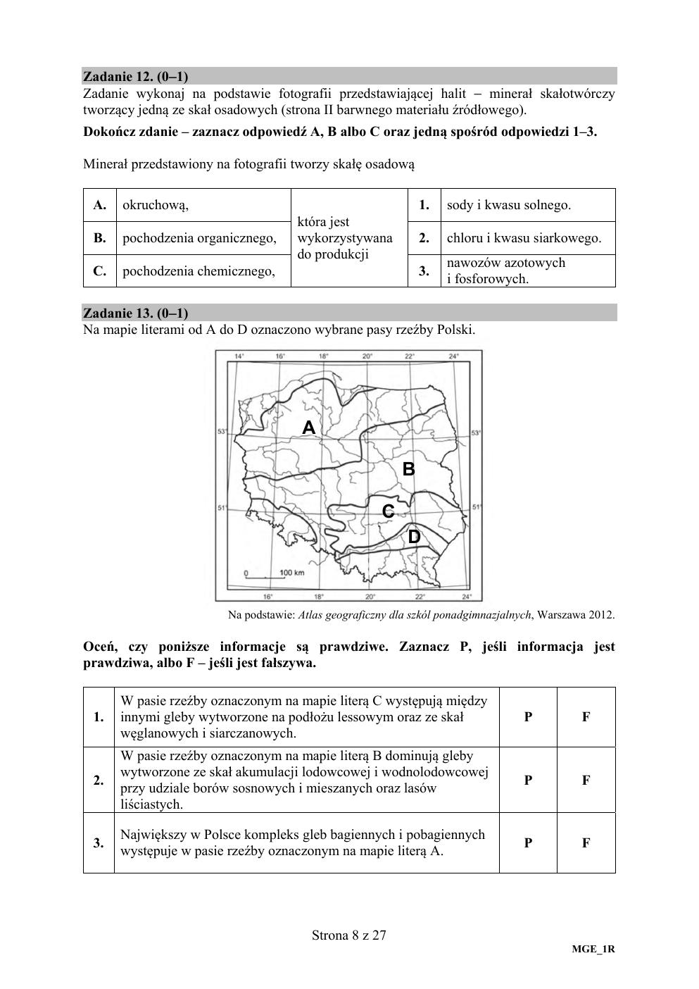 geografia rozszerzony - matura próbna 2020 - arkusz-08