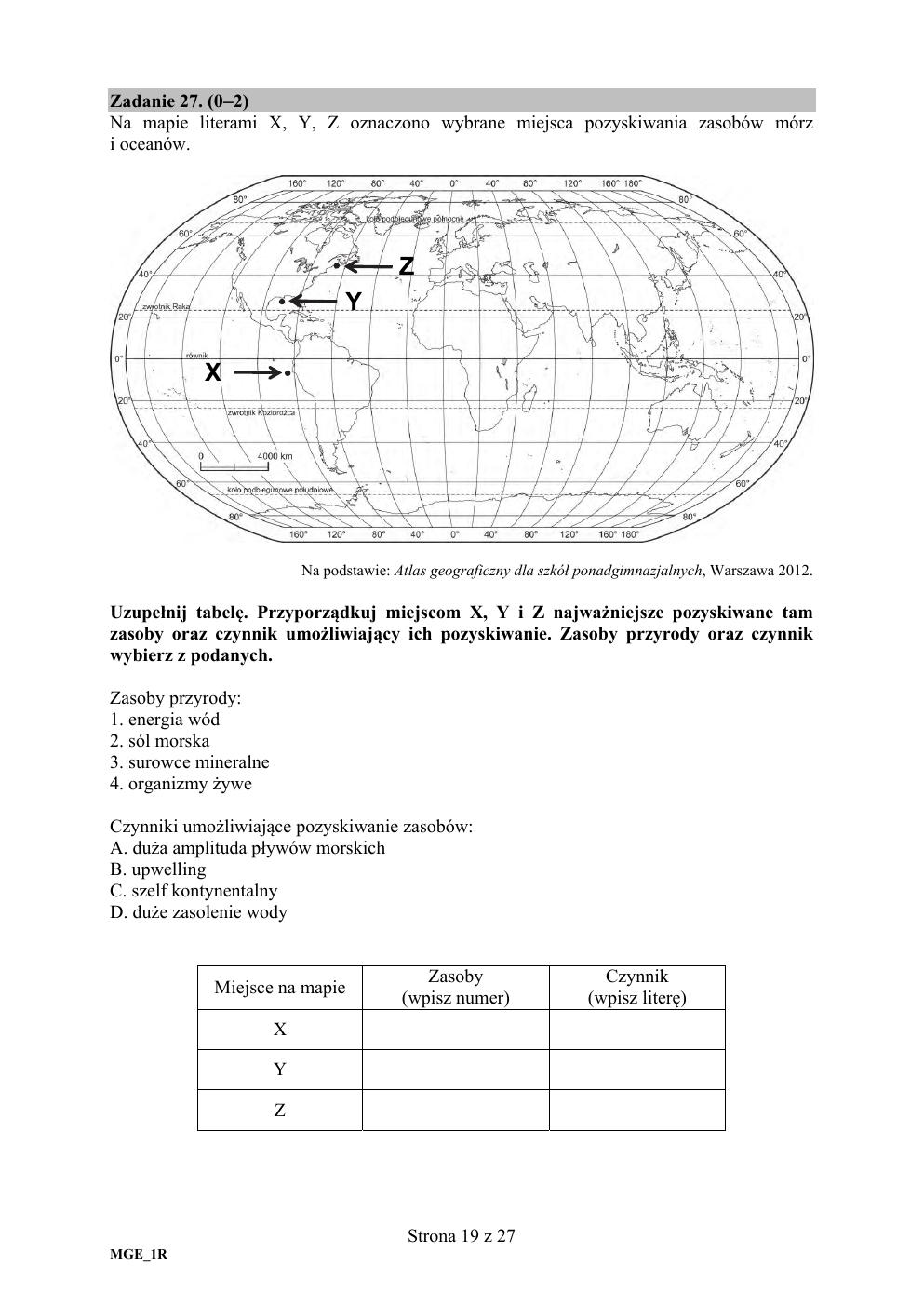 geografia rozszerzony - matura próbna 2020 - arkusz-19