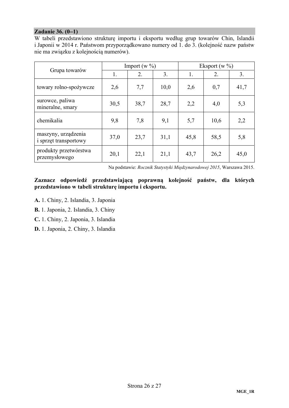 geografia rozszerzony - matura próbna 2020 - arkusz-26