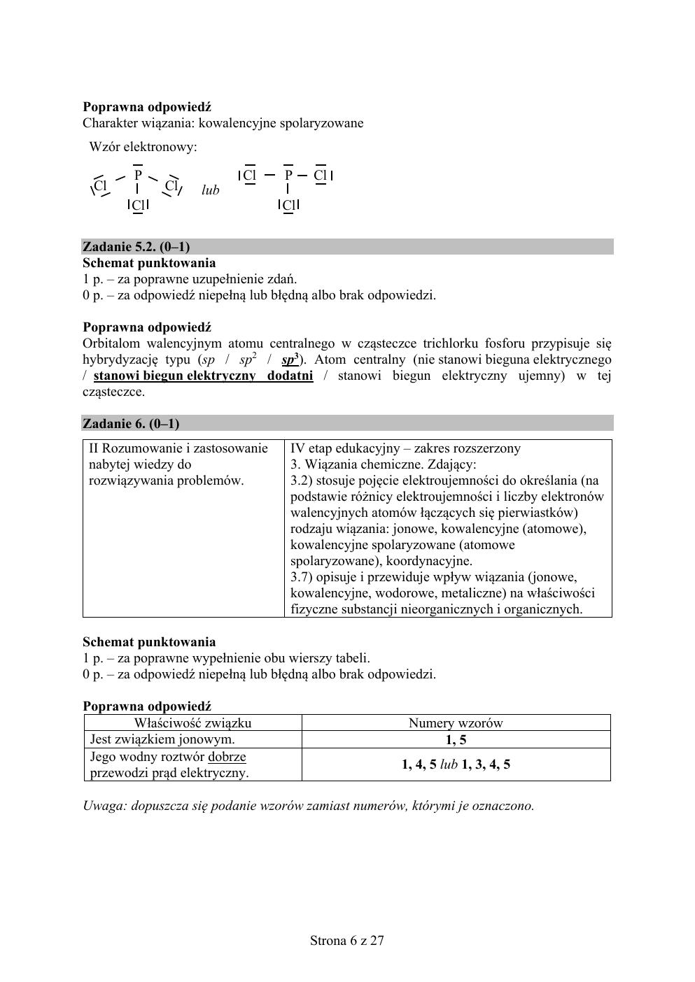 odpowiedzi - chemia rozszerzony - matura 2020 próbna-06