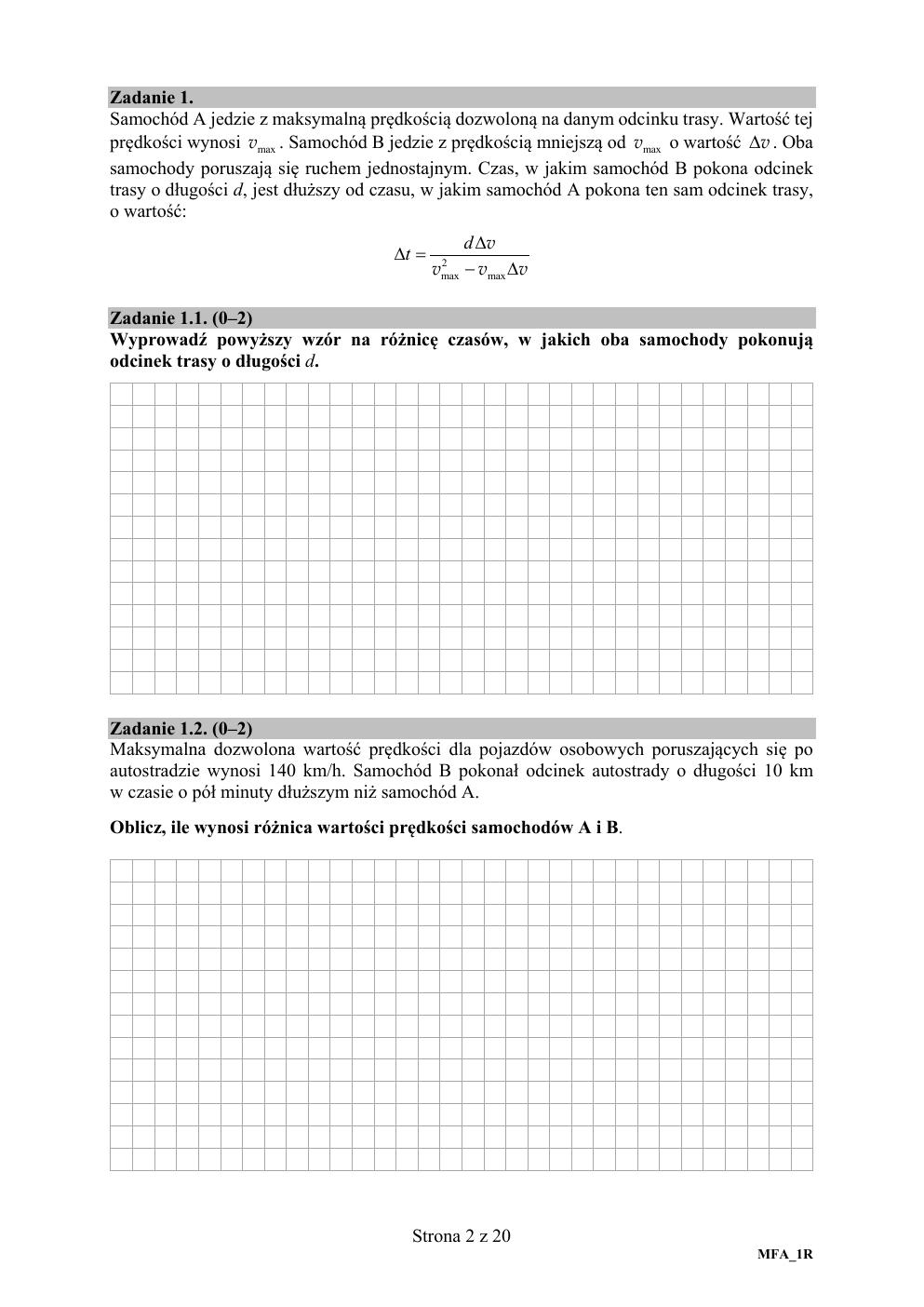 fizyka rozszerzony - matura próbna 2020 - arkusz-02