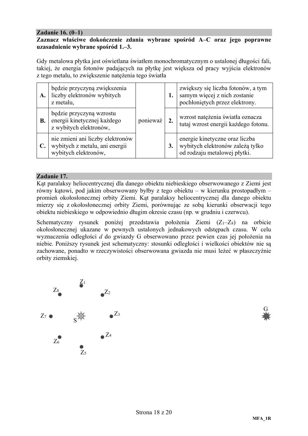 fizyka rozszerzony - matura próbna 2020 - arkusz-18