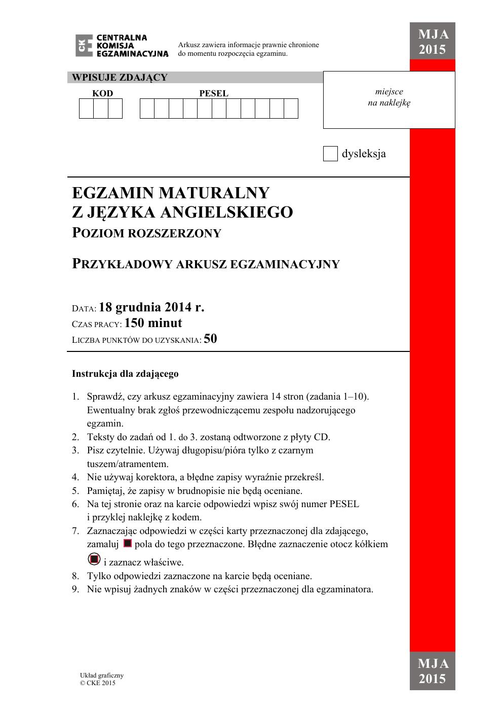 arkusz - angielski rozszerzony - matura 2015 próbna-01