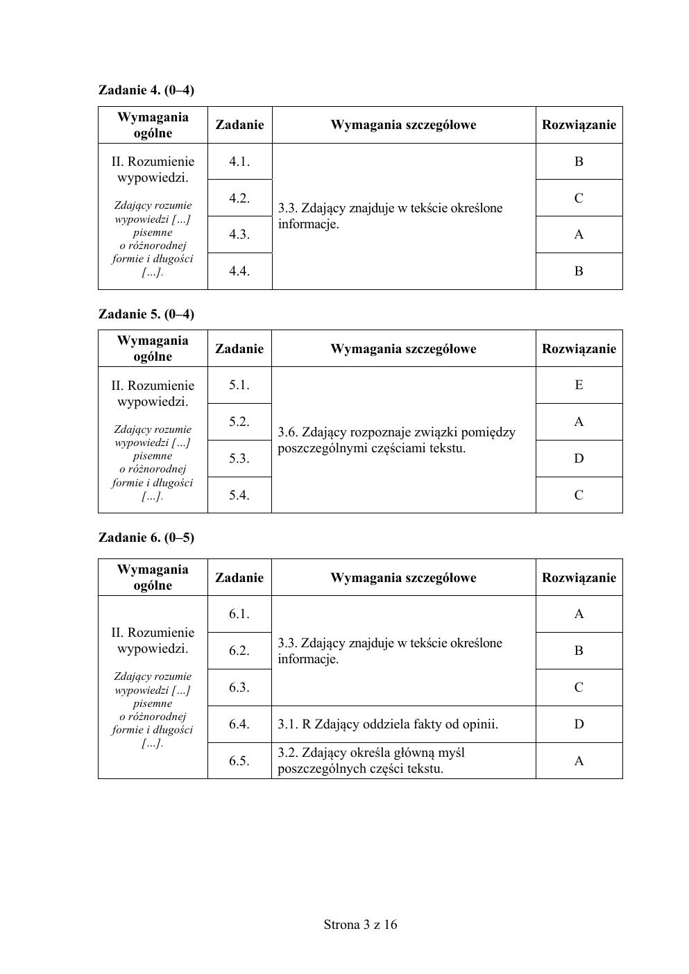 odpowiedzi - angielski rozszerzony - matura 2015 próbna-03