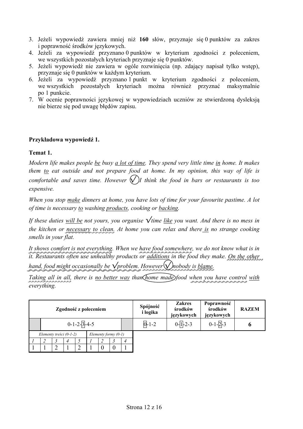 odpowiedzi - angielski rozszerzony - matura 2015 próbna-12