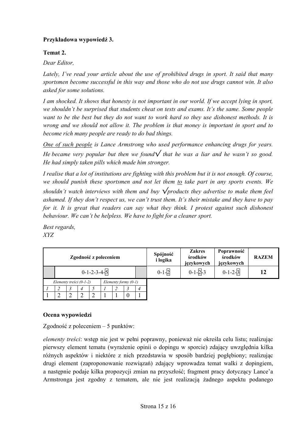 odpowiedzi - angielski rozszerzony - matura 2015 próbna-15