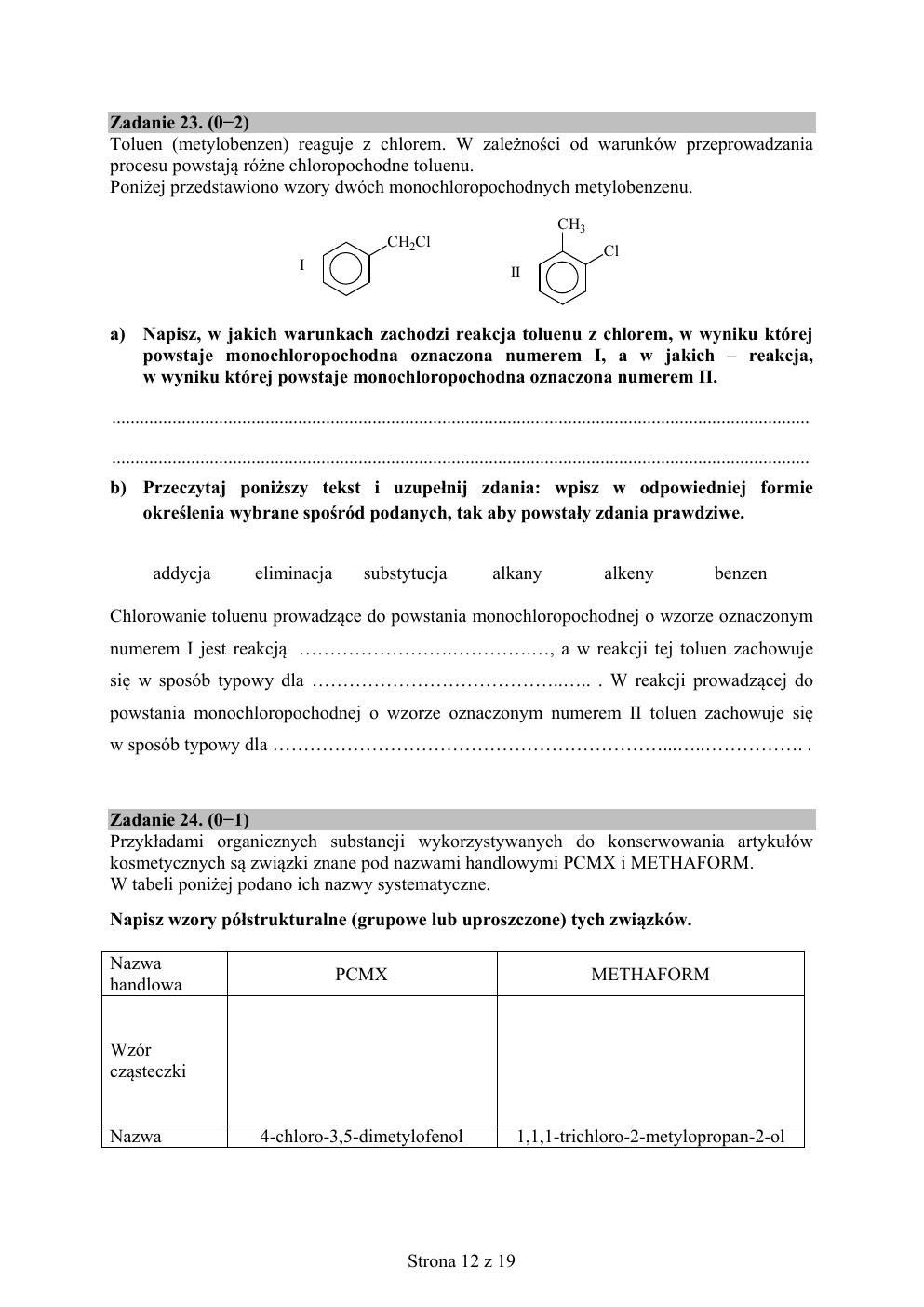 arkusz - chemia rozszerzony - matura 2015 próbna-12