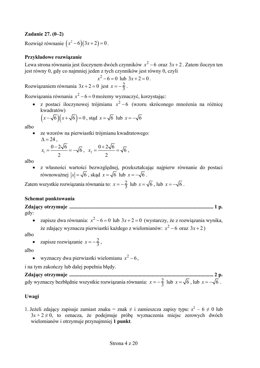 odpowiedzi - matematyka podstawowy - matura 202 próbna-04