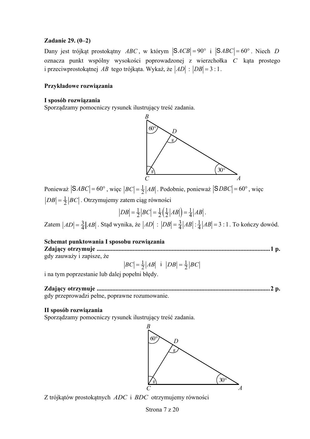 odpowiedzi - matematyka podstawowy - matura 202 próbna-07