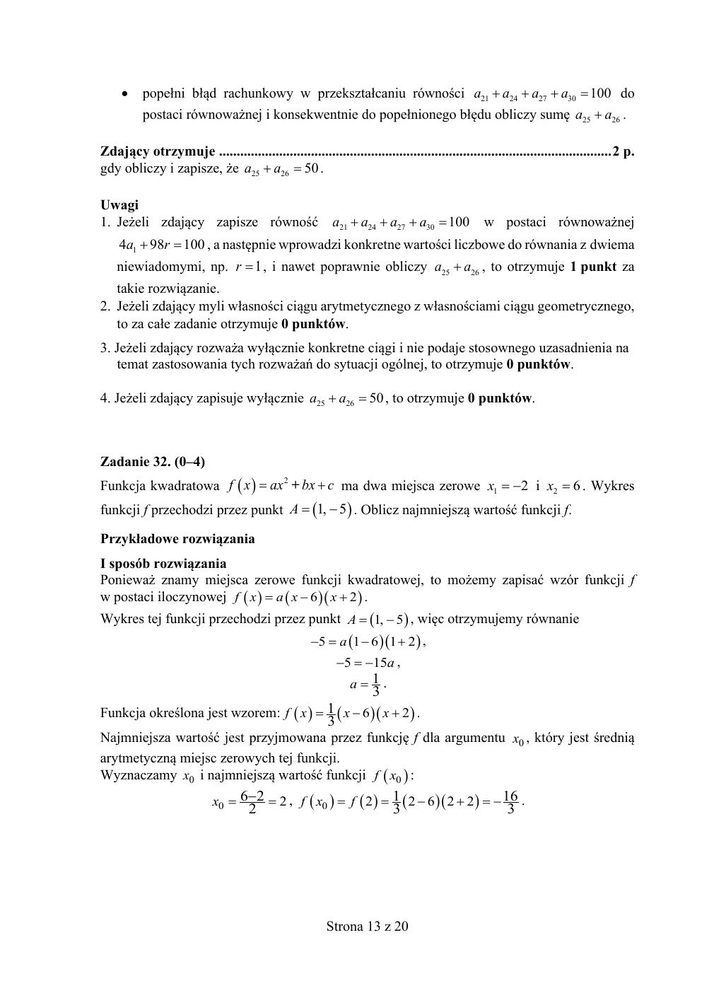 odpowiedzi - matematyka podstawowy - matura 202 próbna-13