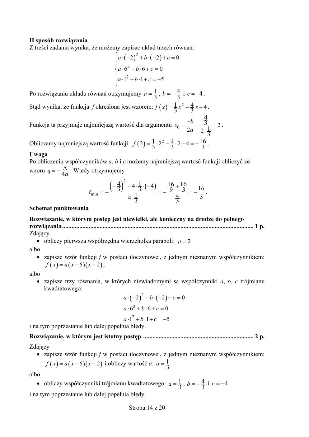 odpowiedzi - matematyka podstawowy - matura 202 próbna-14