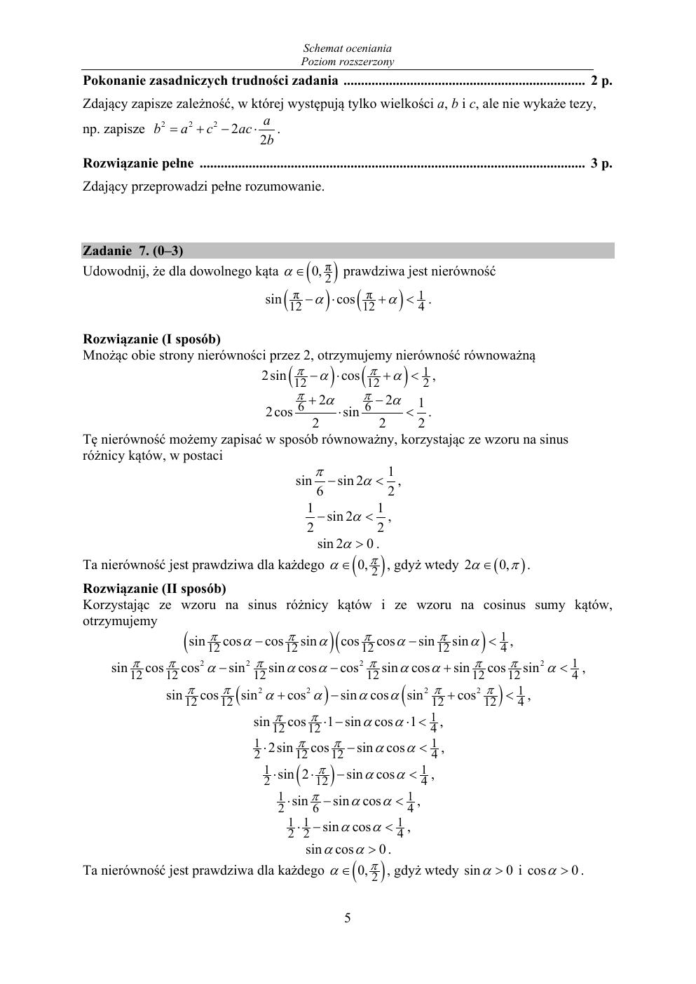 odpowiedzi - matematyka rozszerzony - matura 2020 próbna-05