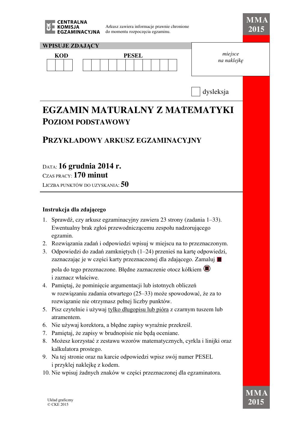 arkusz - matematyka podstawowy - matura 2015 próbna-01