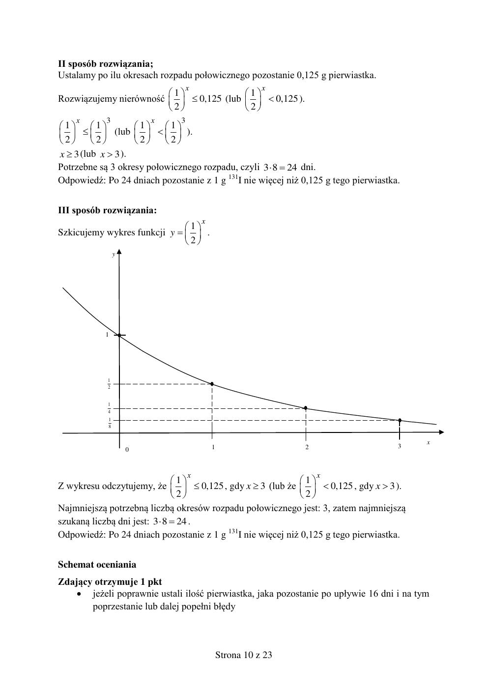 odpowiedzi - matematyka podstawowy - matura 2015 próbna-10