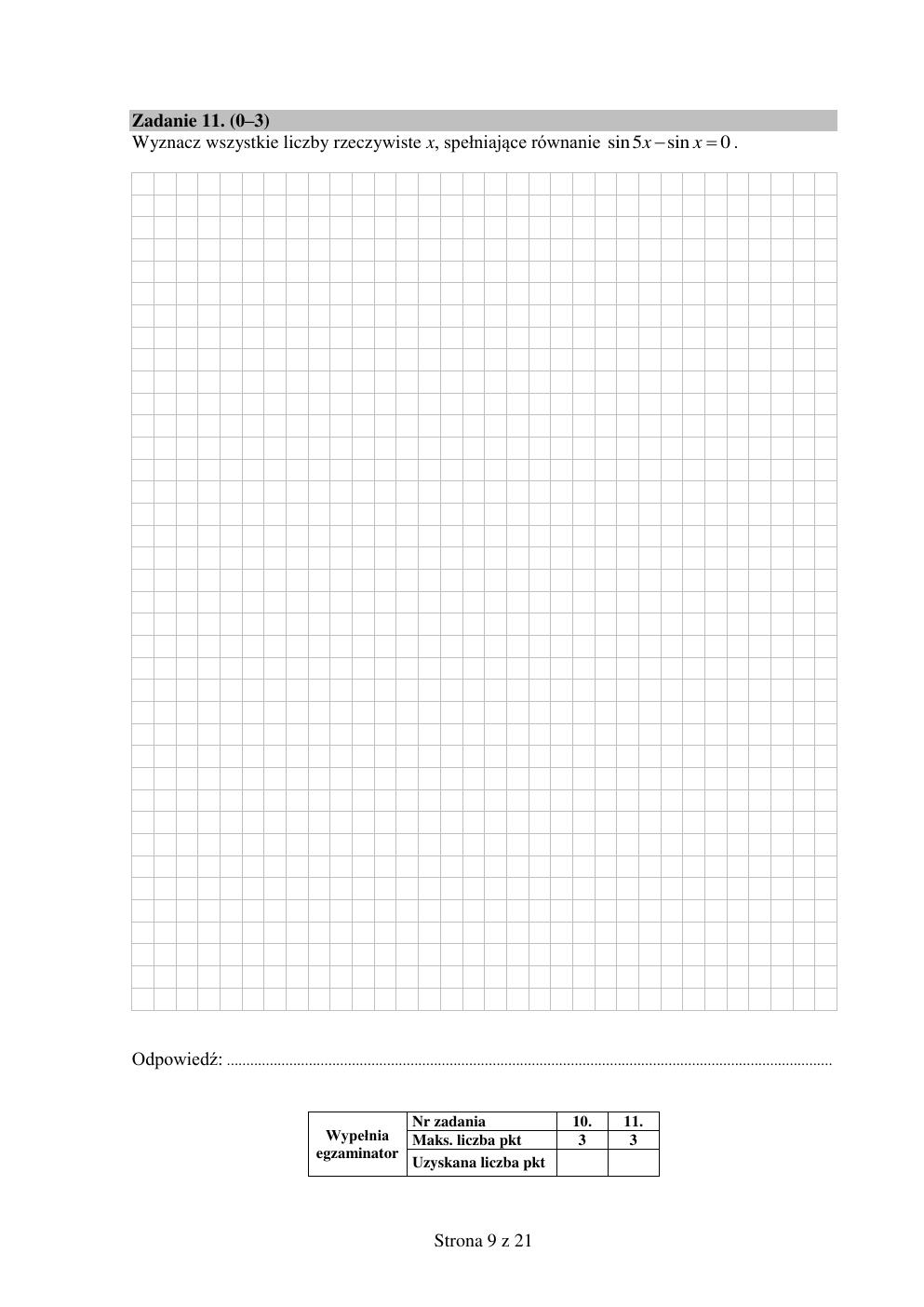 arkusz - matematyka rozszerzony - matura 2015 próbna-09