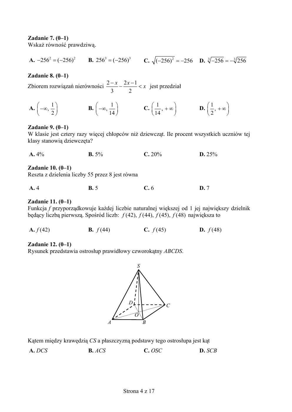 arkusz - matematyka podstawowy - matura 2015 przykładowa-04