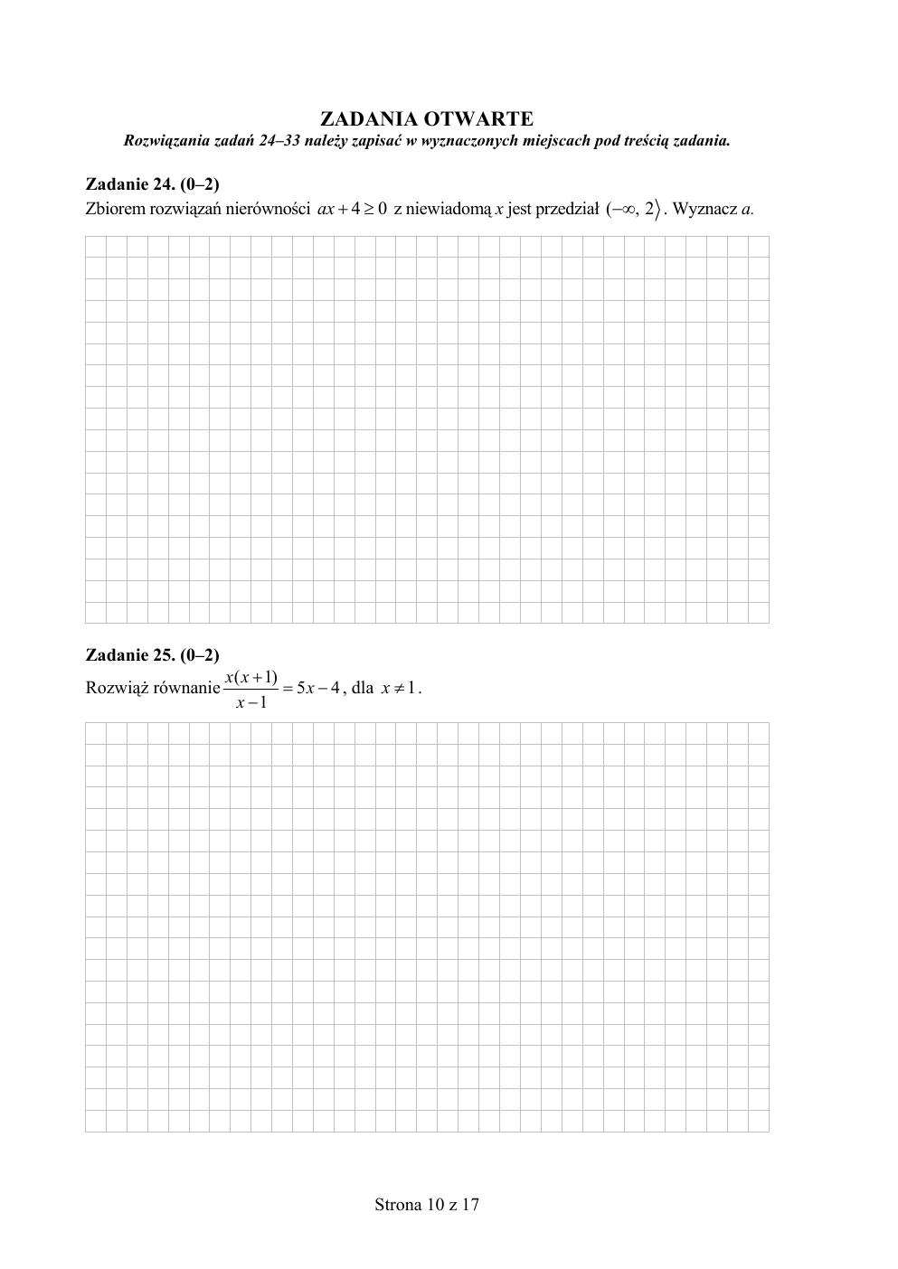 arkusz - matematyka podstawowy - matura 2015 przykładowa-10