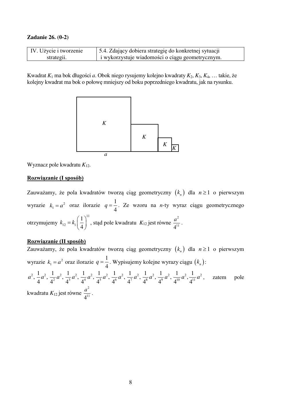 odpowiedzi - matematyka podstawowy - matura 2015 przykładowa-08