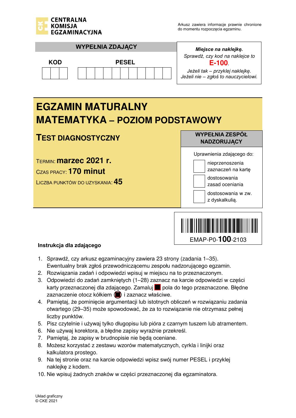 arkusz - matematyka podstawowy - matura 2021 próbna-01