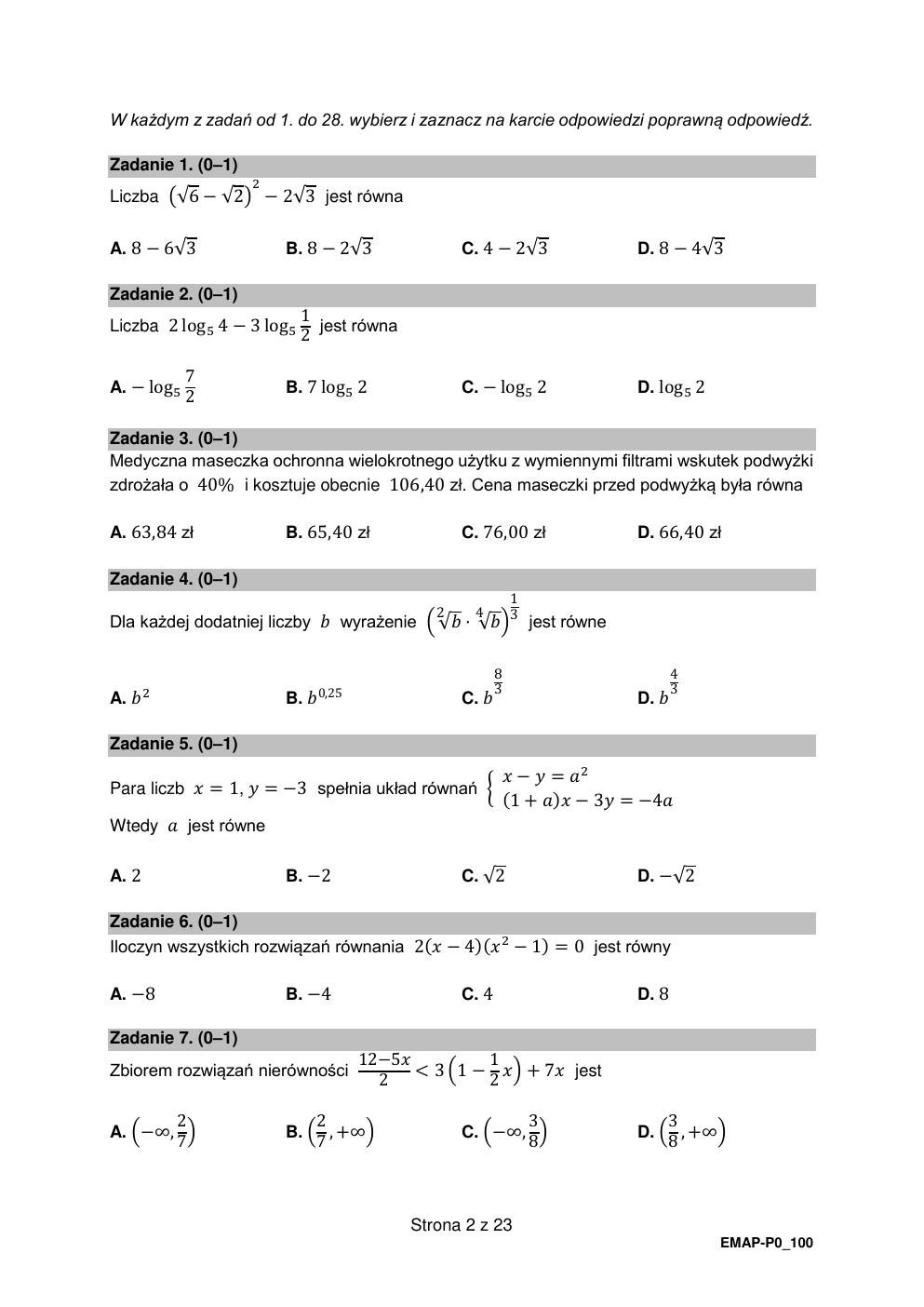 arkusz - matematyka podstawowy - matura 2021 próbna-02