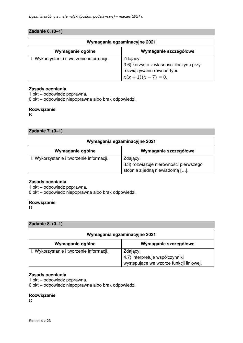 odpowiedzi - matematyka podstawowy - matura 2021 próbna-04