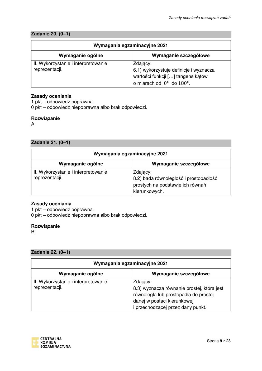 odpowiedzi - matematyka podstawowy - matura 2021 próbna-09