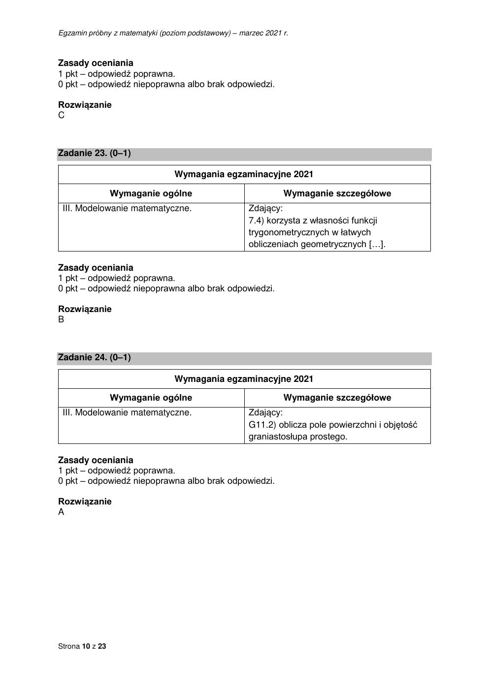 odpowiedzi - matematyka podstawowy - matura 2021 próbna-10