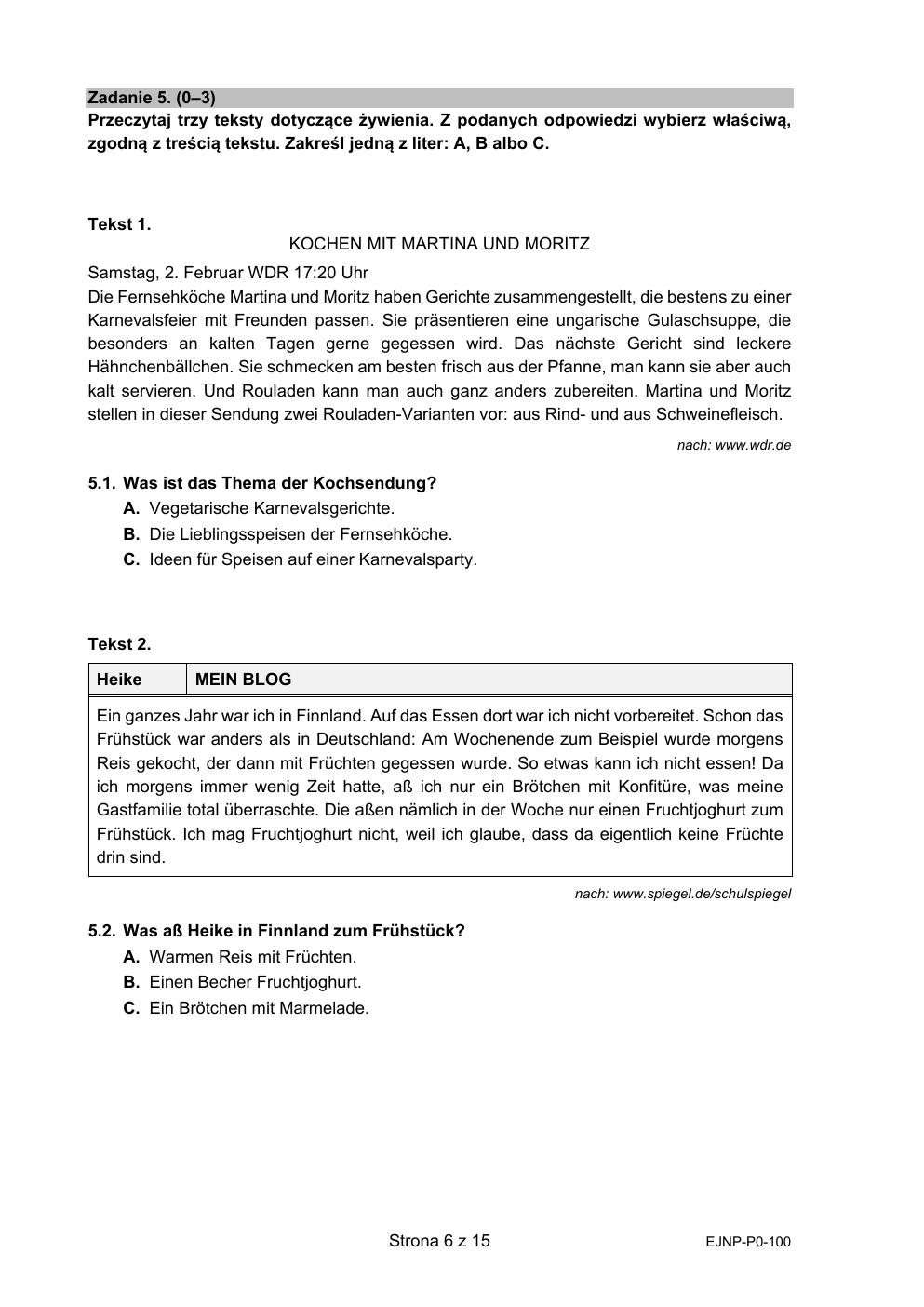 arkusz - niemiecki podstawowy - matura 2021 próbna-06