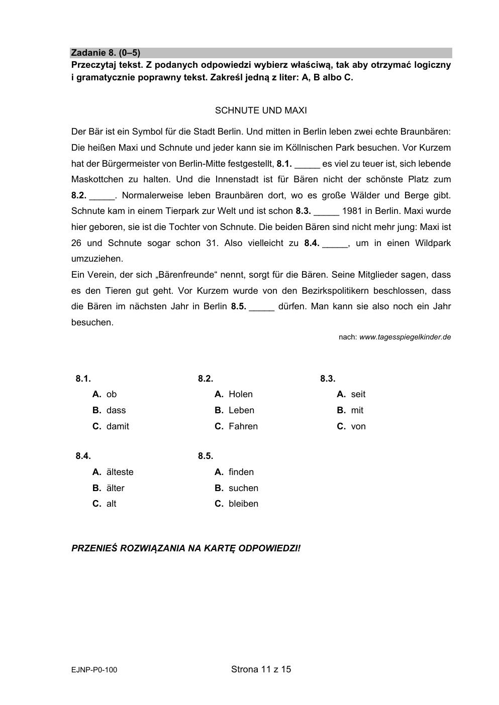 arkusz - niemiecki podstawowy - matura 2021 próbna-11