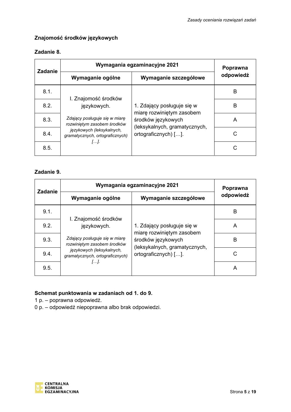 odpowiedzi - niemiecki podstawowy - matura 2021 próbna-05