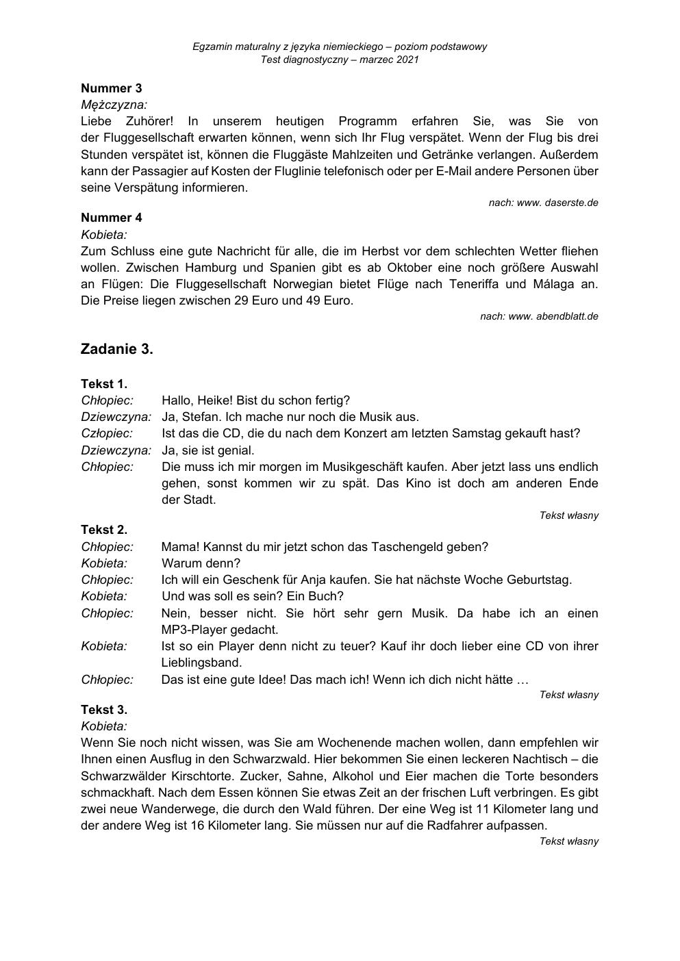 transkrypcja - niemiecki podstawowy - matura 2021 próbna-2