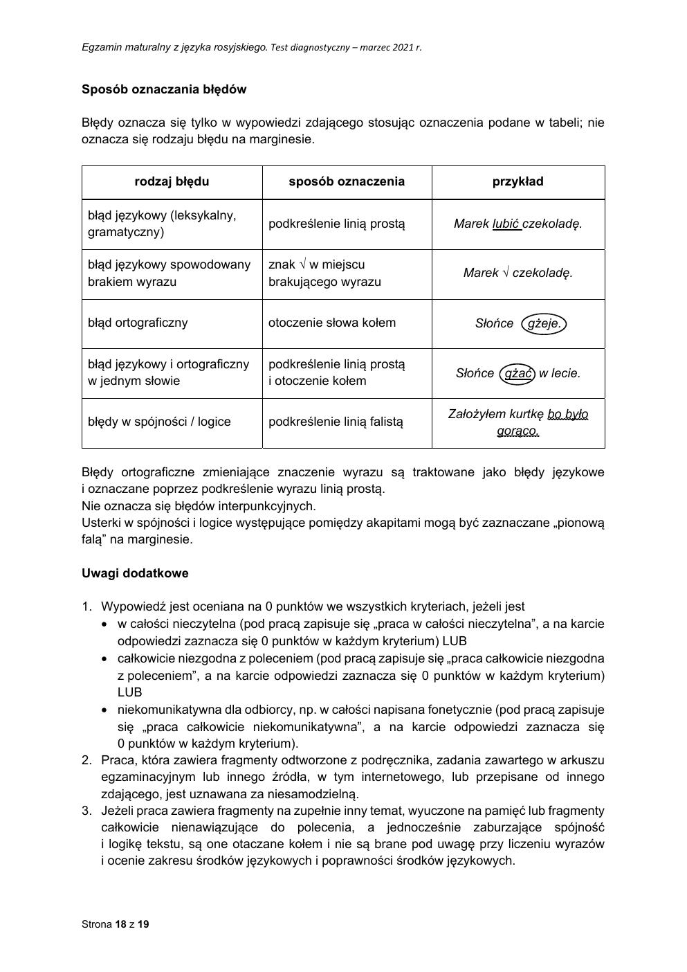 odpowiedzi - rosyjski podstawowy - matura 2021 próbna-18