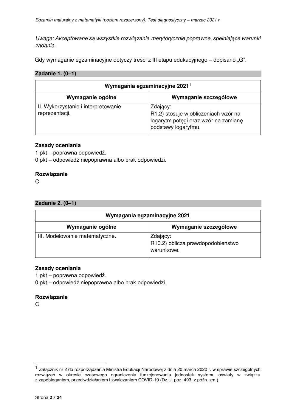 odpowiedzi - matematyka rozszerzony - matura 2021 próbna-02