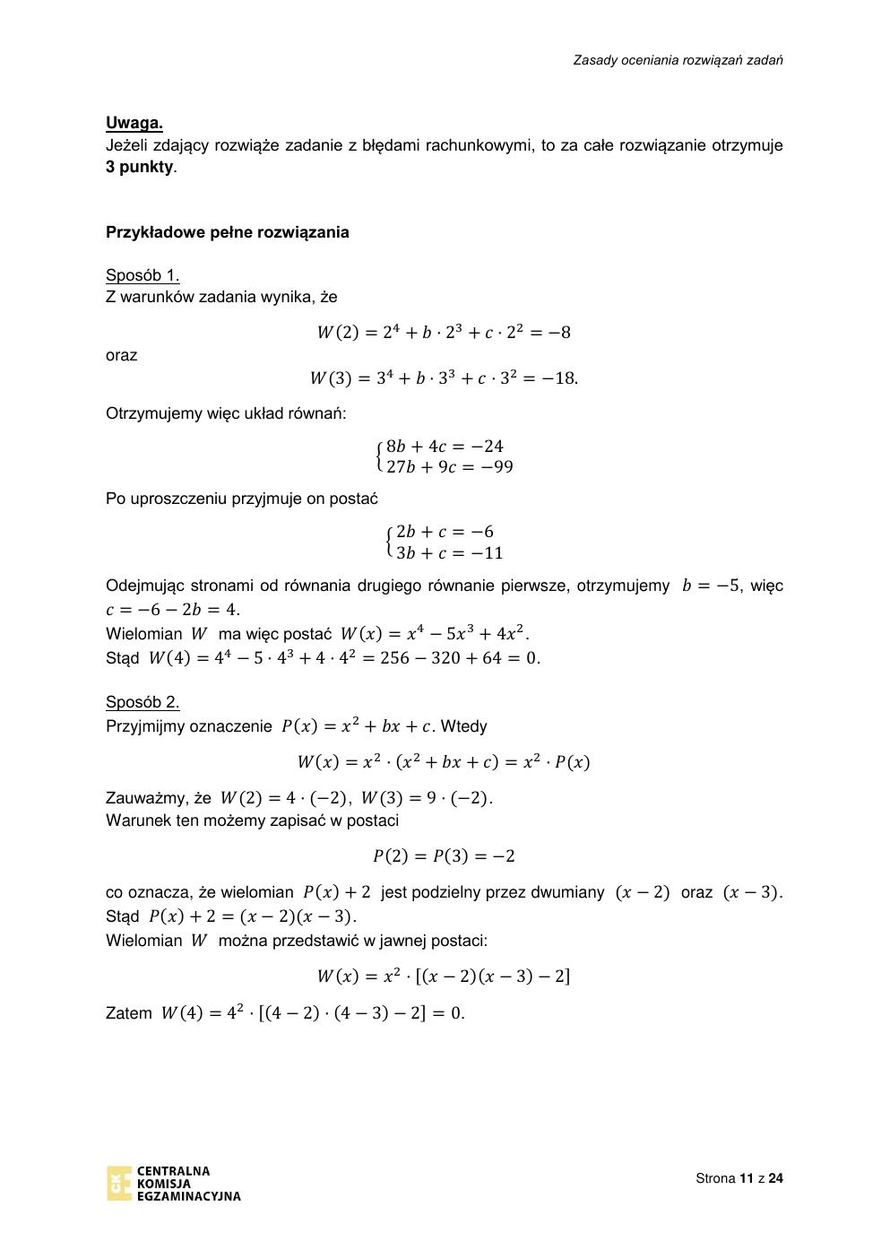 odpowiedzi - matematyka rozszerzony - matura 2021 próbna-11