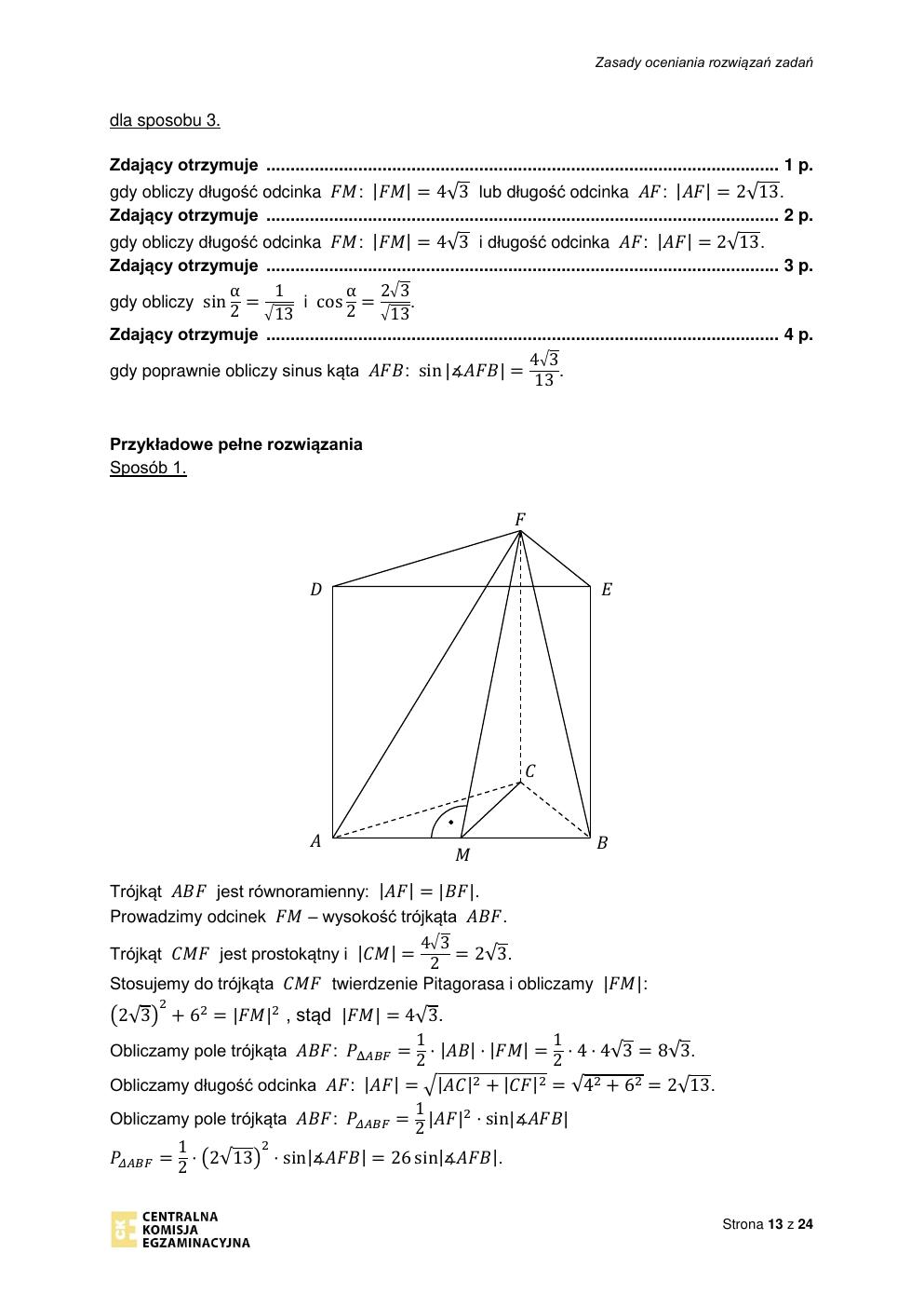 odpowiedzi - matematyka rozszerzony - matura 2021 próbna-13