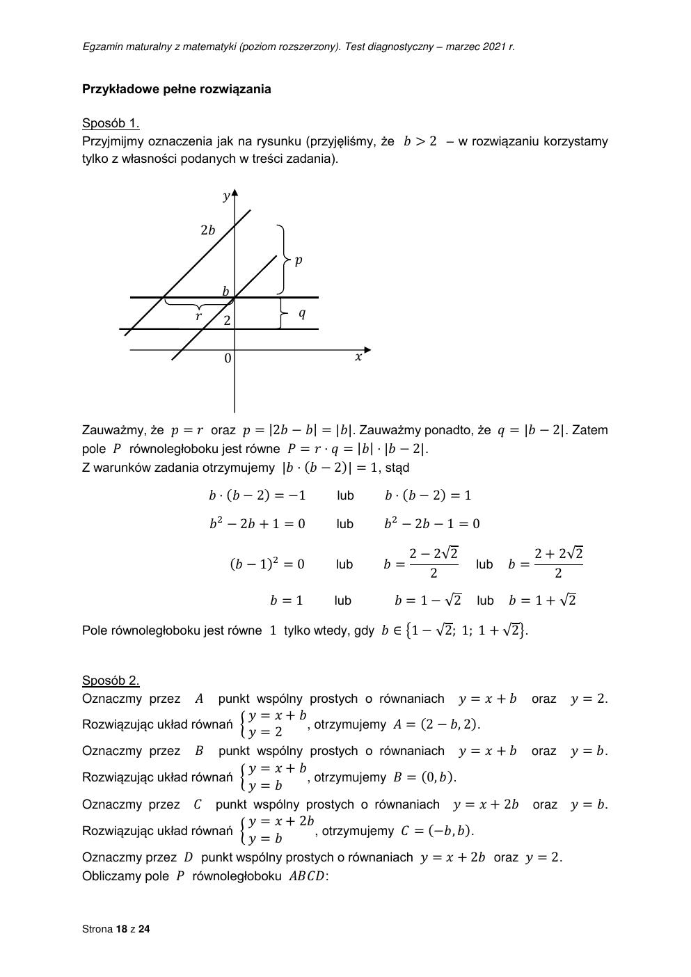 odpowiedzi - matematyka rozszerzony - matura 2021 próbna-18