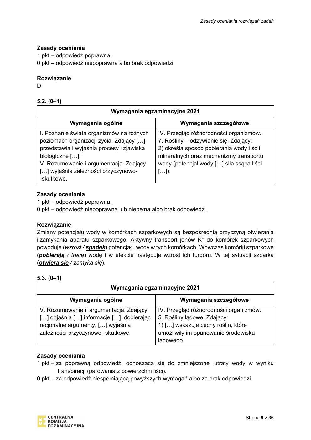 odpowiedzi - biologia rozszerzony - matura 2021 próbna-09