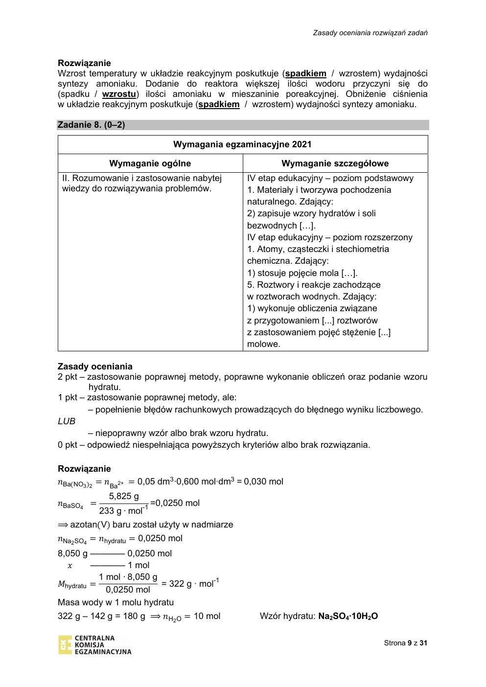 odpowiedzi - chemia rozszerzony - matura 2021 próbna-09