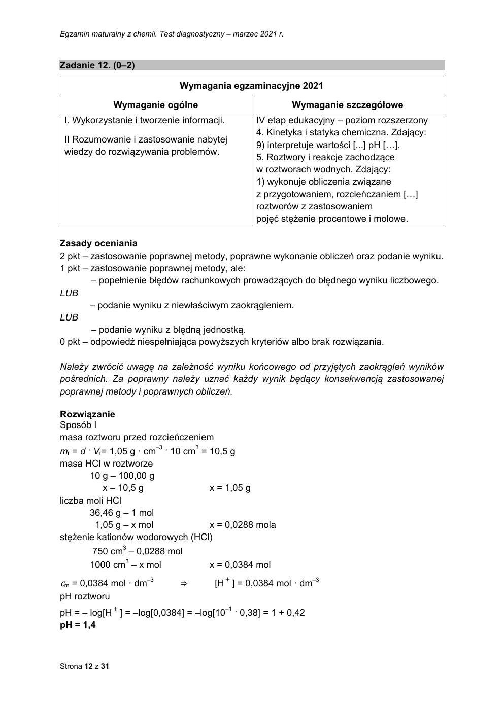 odpowiedzi - chemia rozszerzony - matura 2021 próbna-12