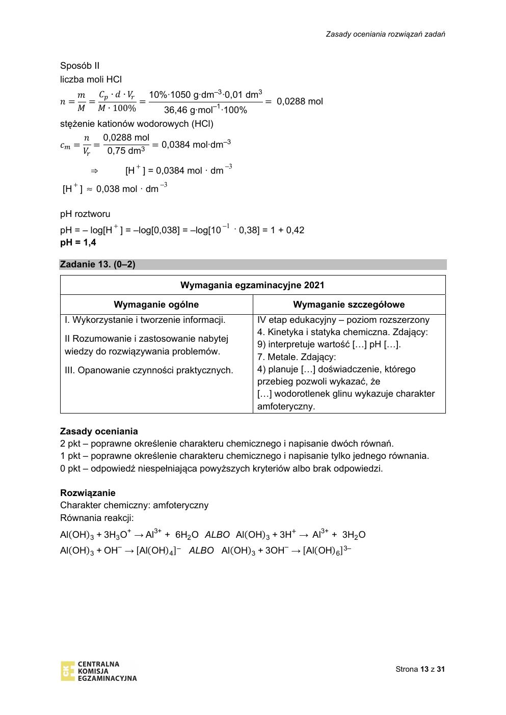 odpowiedzi - chemia rozszerzony - matura 2021 próbna-13