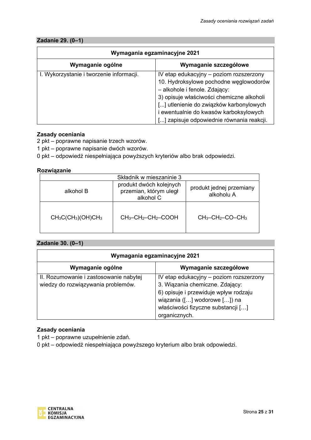 odpowiedzi - chemia rozszerzony - matura 2021 próbna-25